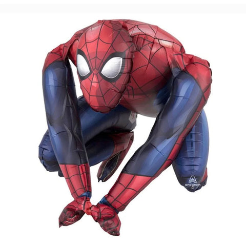 15 inch Crouching Spider-Man Character Foil Balloon