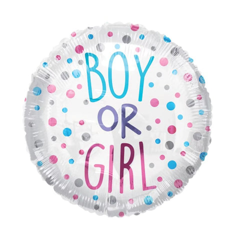 17 inch Boy or Girl Baby Shower Foil Balloon 27