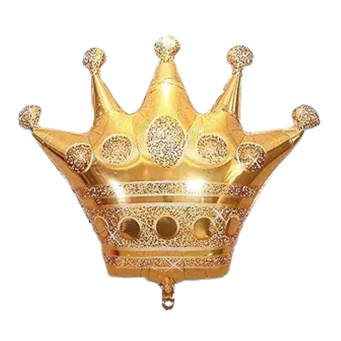 Gold Princess Crown 24 Inch Foil Balloon