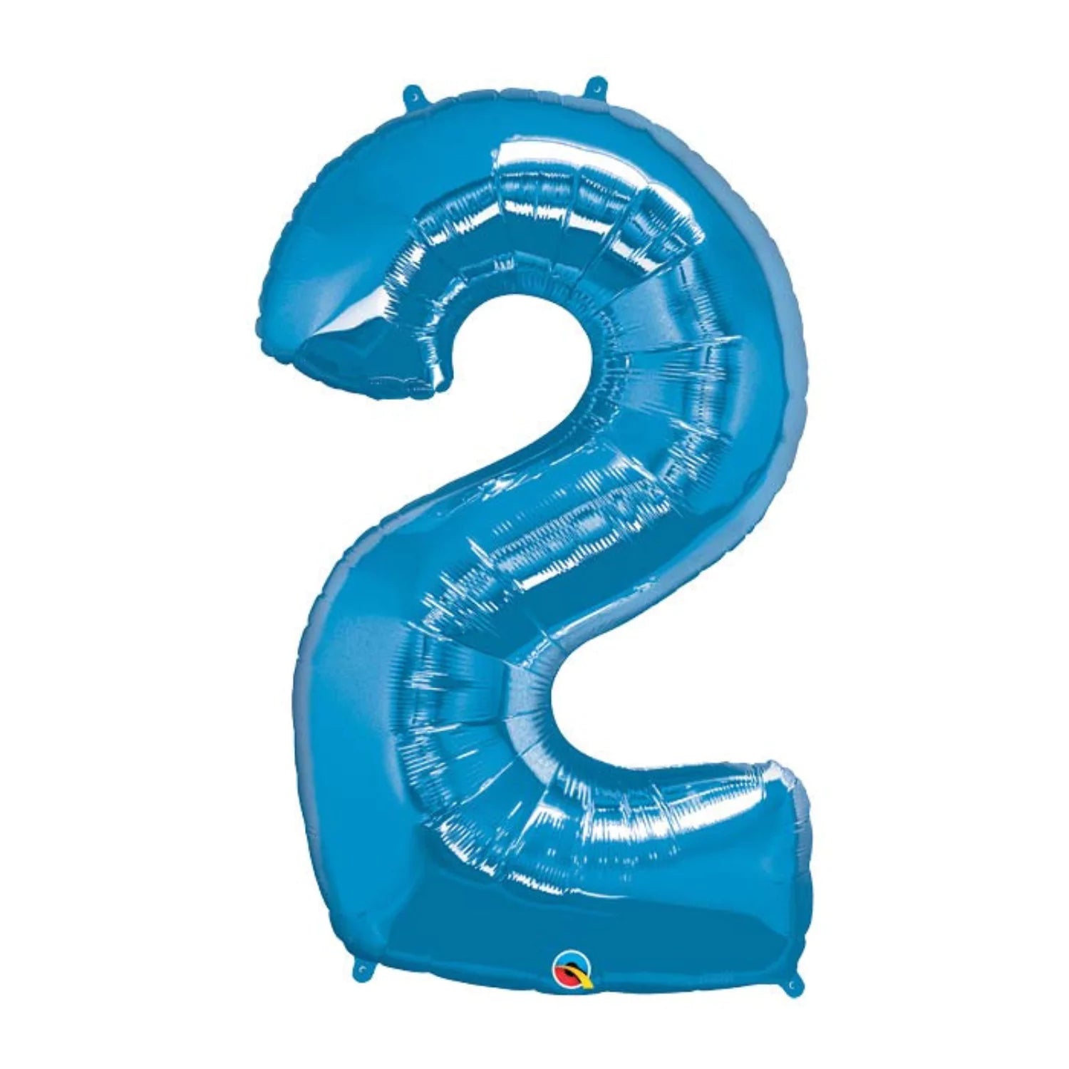 34 Inch Sapphire Blue Oversized Foil Balloon Numbers 0-9 2