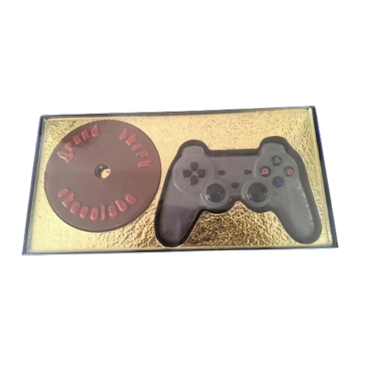 Grand Theft & Playstation Controller Solid Milk Chocolate Gift Box Set