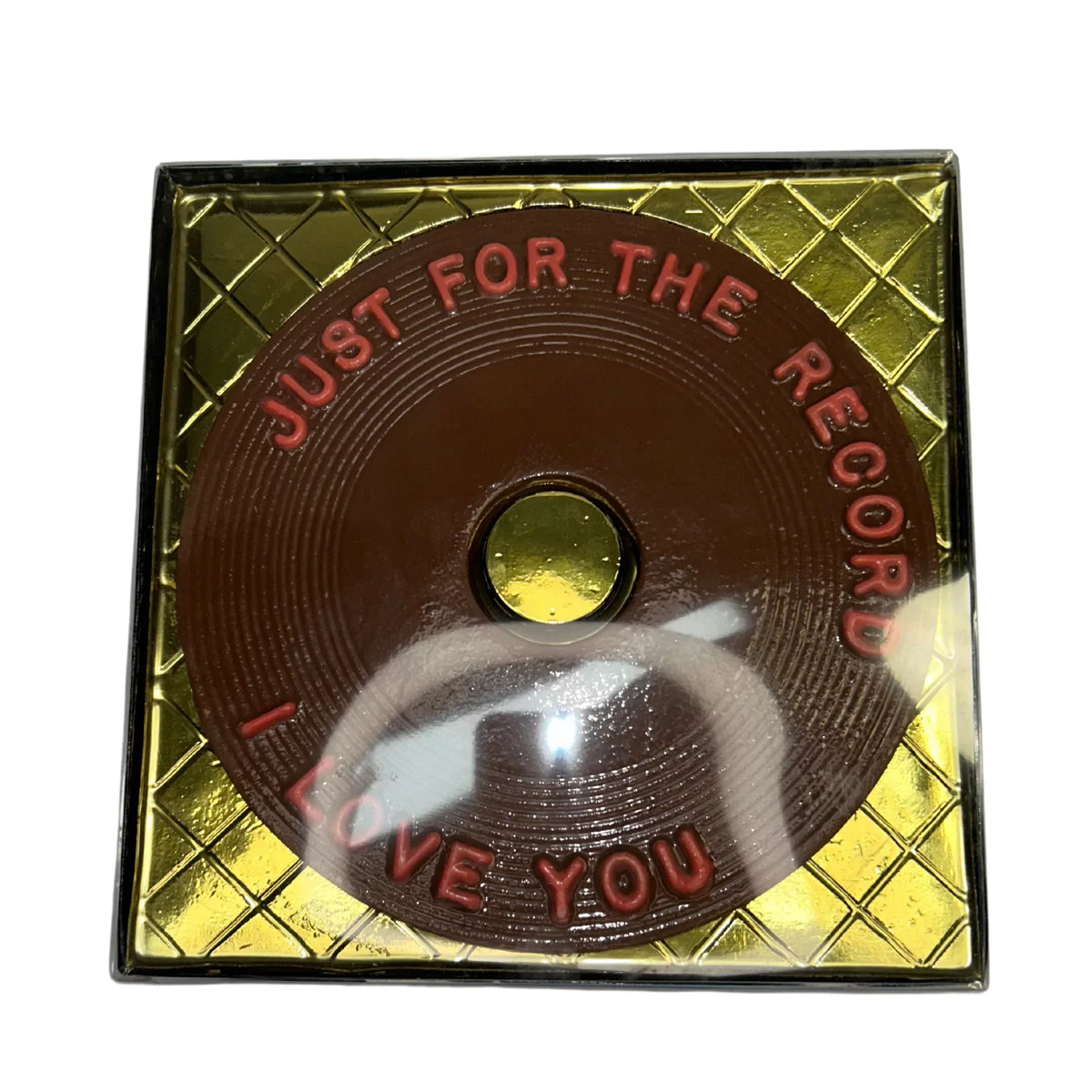 Just For The Record I Love You Solid Milk or White Chocolate Gift Box Set Milk Chocolate