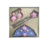 Princess Crown, Wand & Earrings Box Set Milk & White Chocolate Candy