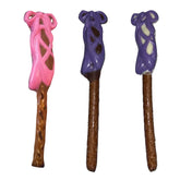 Assortment of Ballerina Shoes with Laces Milk and White Chocolate Pretzel Rod Treat 2.5oz