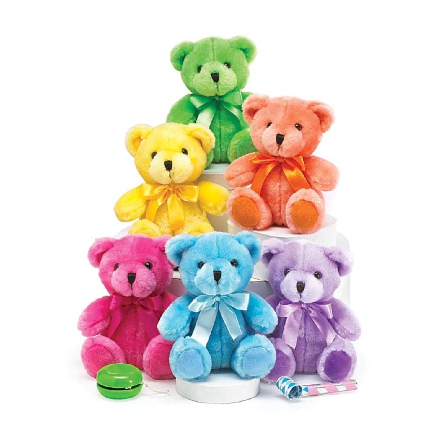 Stuffed Animal Add-On 6" Colorful Bears