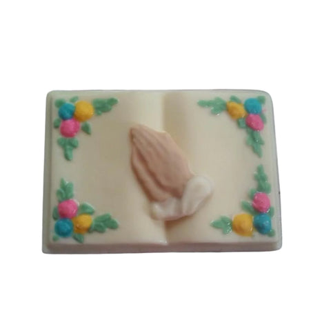 Bible with Praying Hands Easter White or Milk Chocolate Treats 4.6oz