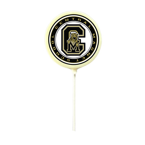 Variety of High School Lollipop Suckers White Chocolate 2 inch, 3 inch, 4 inch 4" Central HS