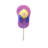 Flip Flops White and Milk Chocolate Lollipop Suckers 1.75oz