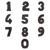 34 Inch Black Oversized Foil Balloon Numbers 0-9