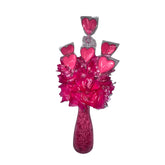 Pink Milk Bottle Hearts White Chocolate Valentine's Candy Bouquet