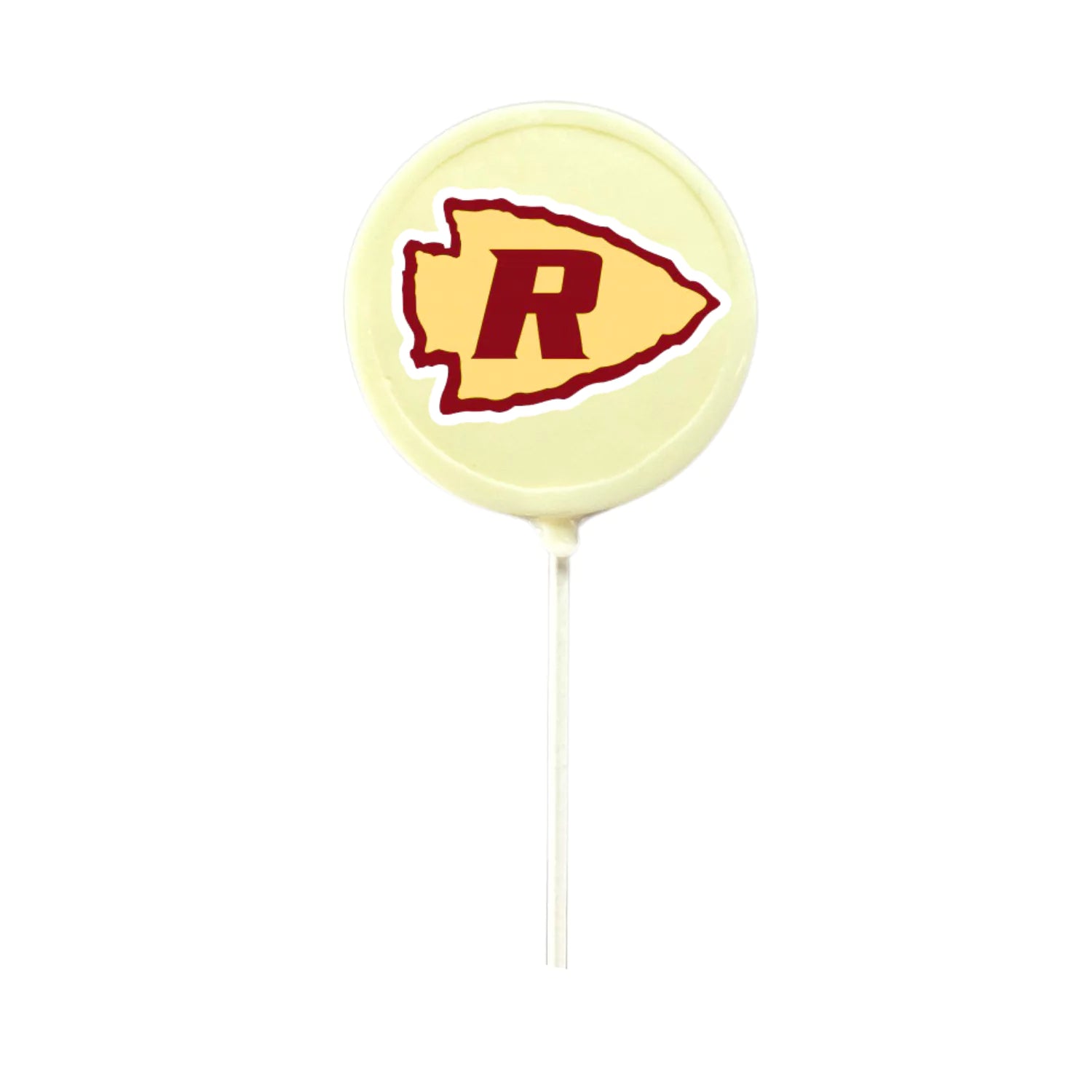 Variety of High School Lollipop Suckers White Chocolate 2 inch, 3 inch, 4 inch 4" Riverdale HS