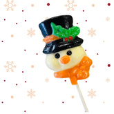 Snowman White Chocolate Lollipop Sucker 1 oz