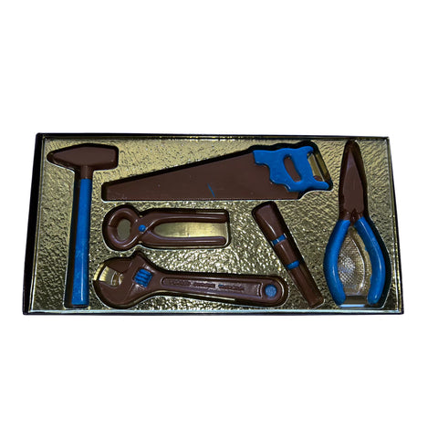 Tools- Hammer, Saw, Pliers White and Milk Chocolate Box Set