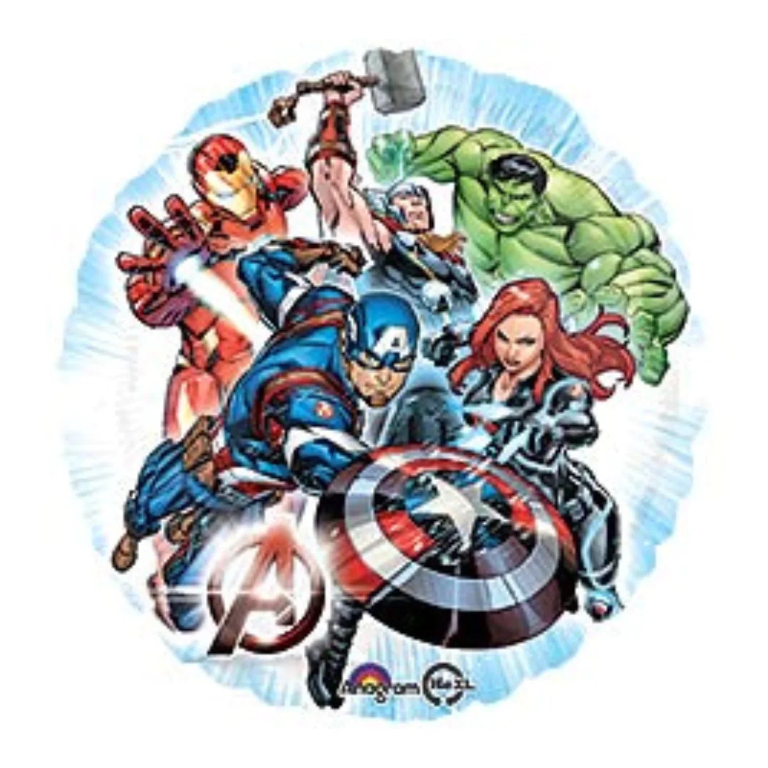 17 inch Marvel Avengers Group Character Foil Balloon 7