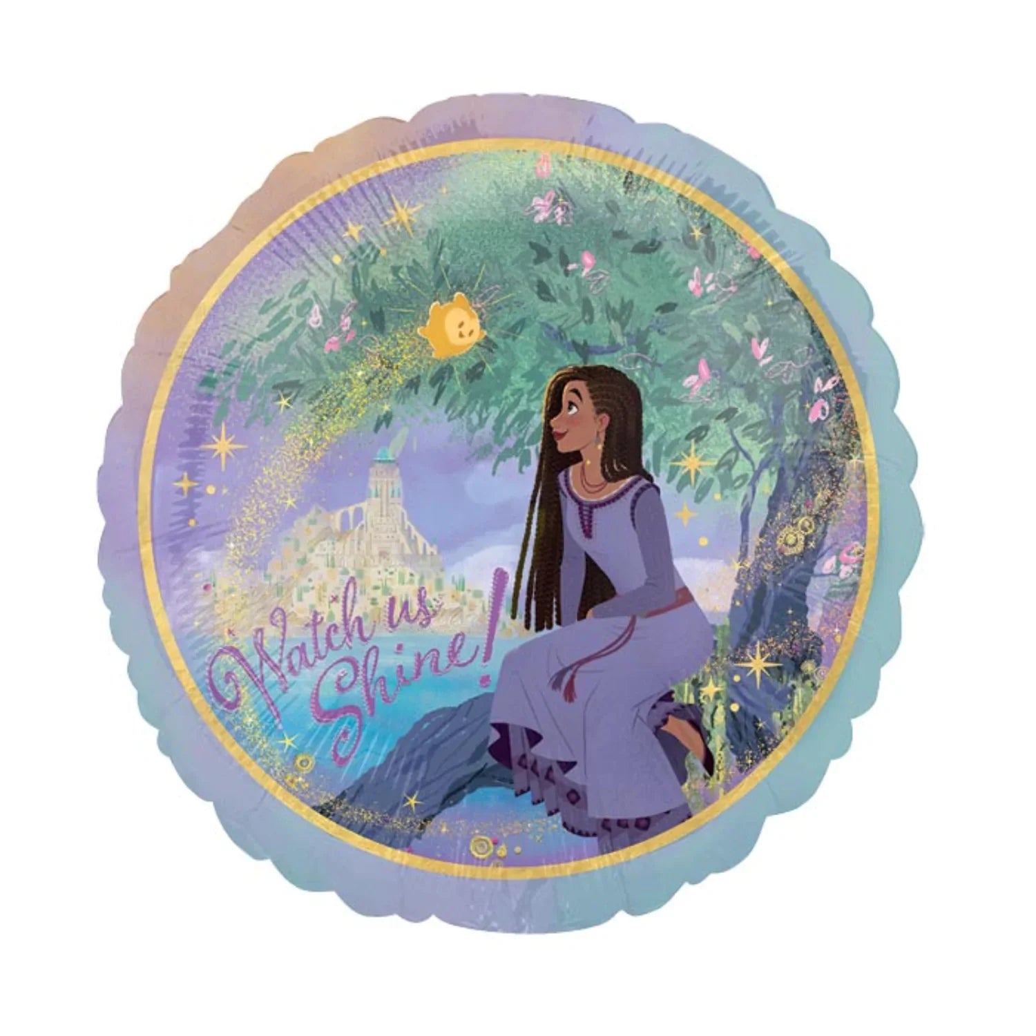 17 inch Watch Us Shine Disney Wish Movie Character Foil Balloon 6