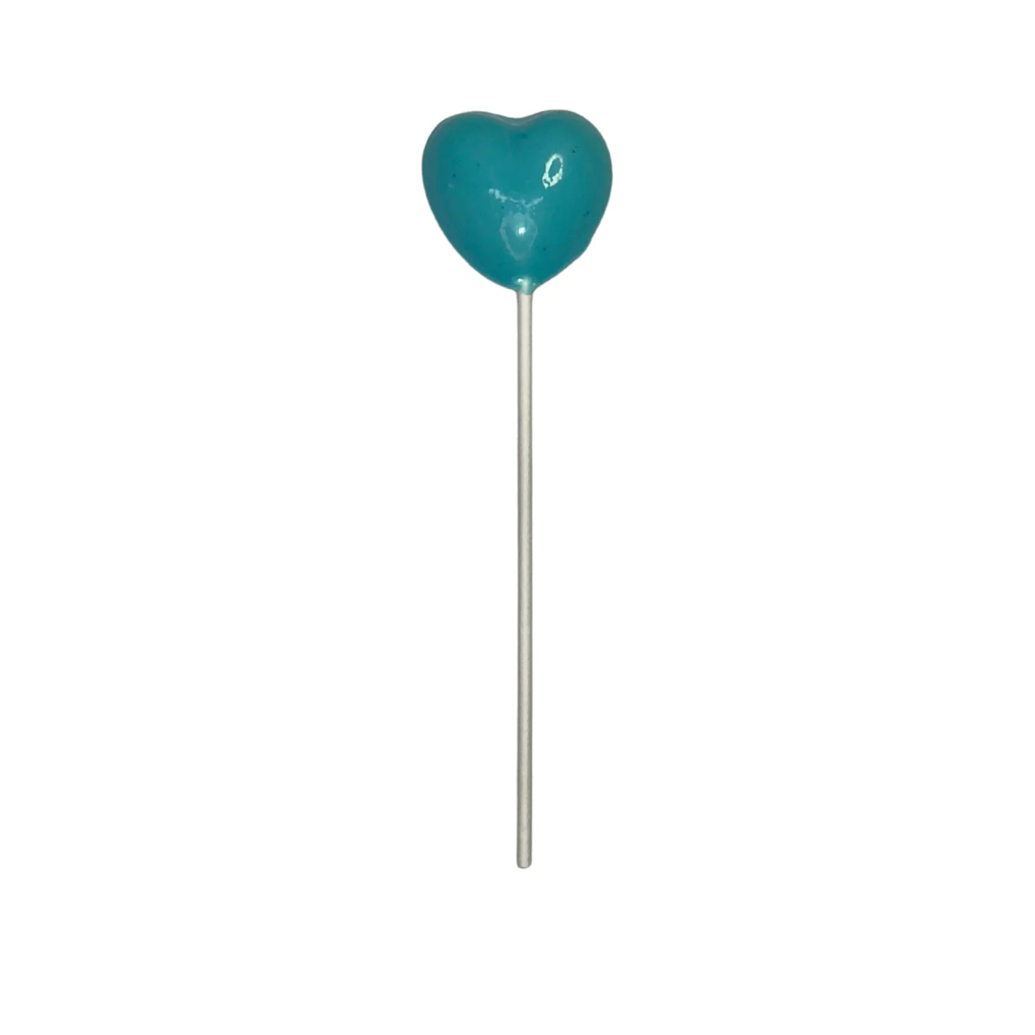 Assorted Colors Heart Lollipop Suckers 0.4 oz each Milk White Chocolate Blue White Chocolate