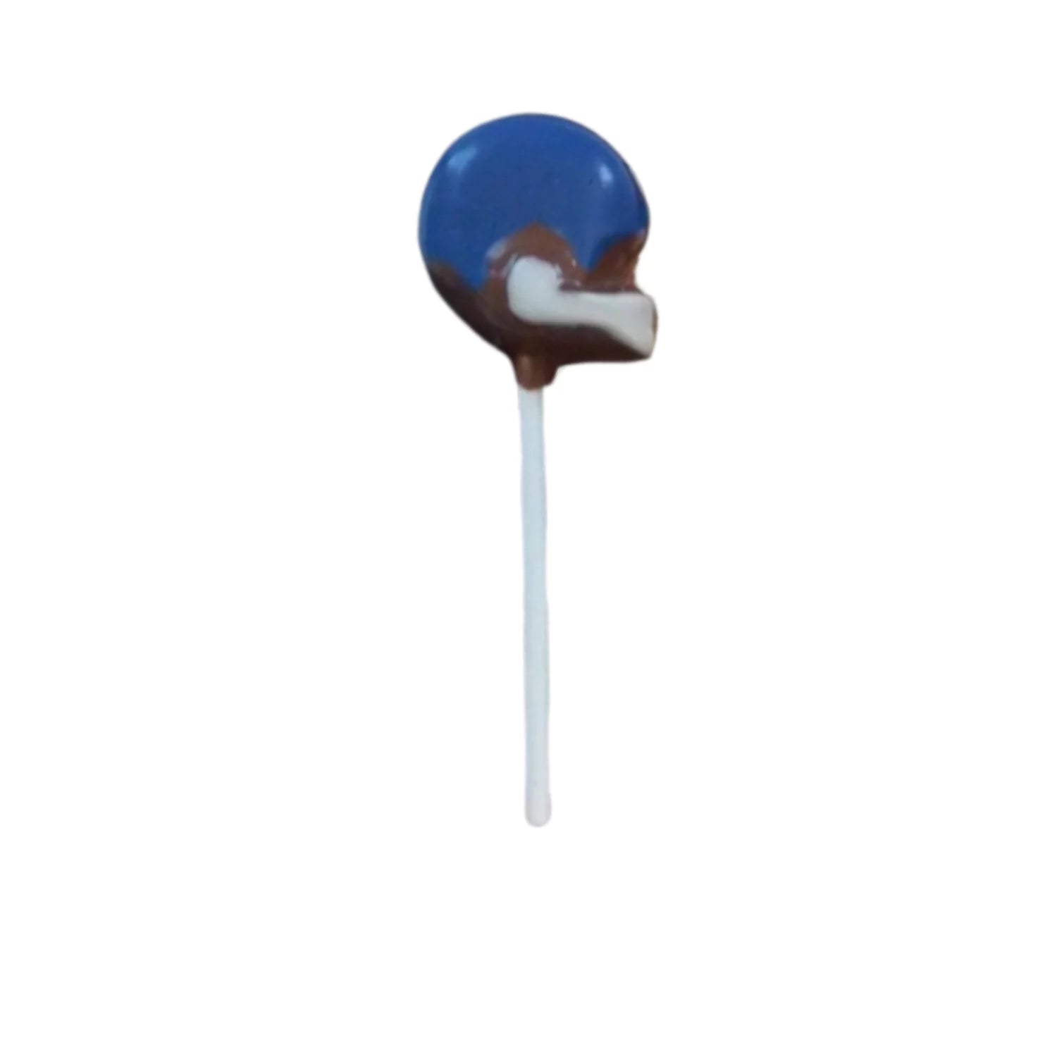 Assortment of Small Football Helmet Sports Milk Chocolate Sucker Lollipop 1.0oz