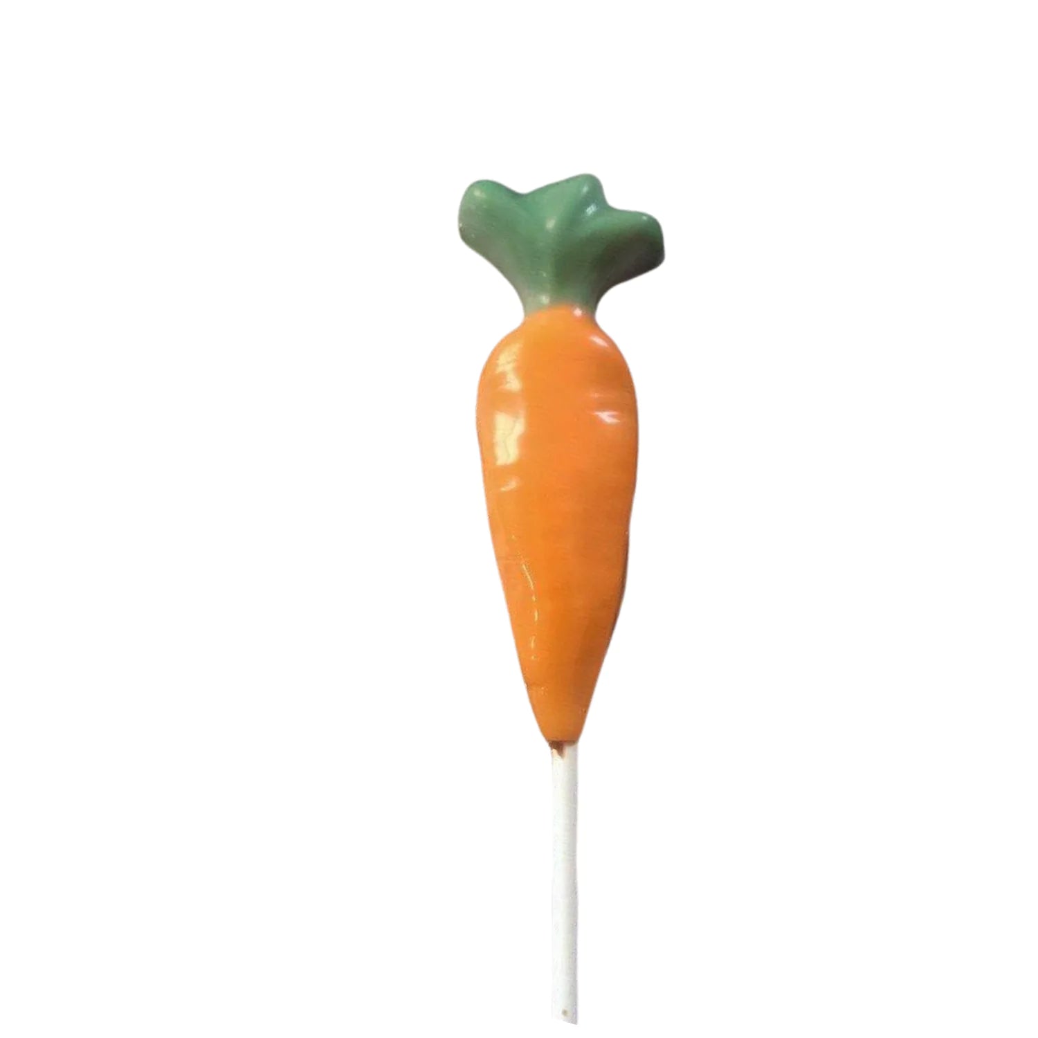 Carrot White or Milk Chocolate Easter Lollipop Sucker .75oz