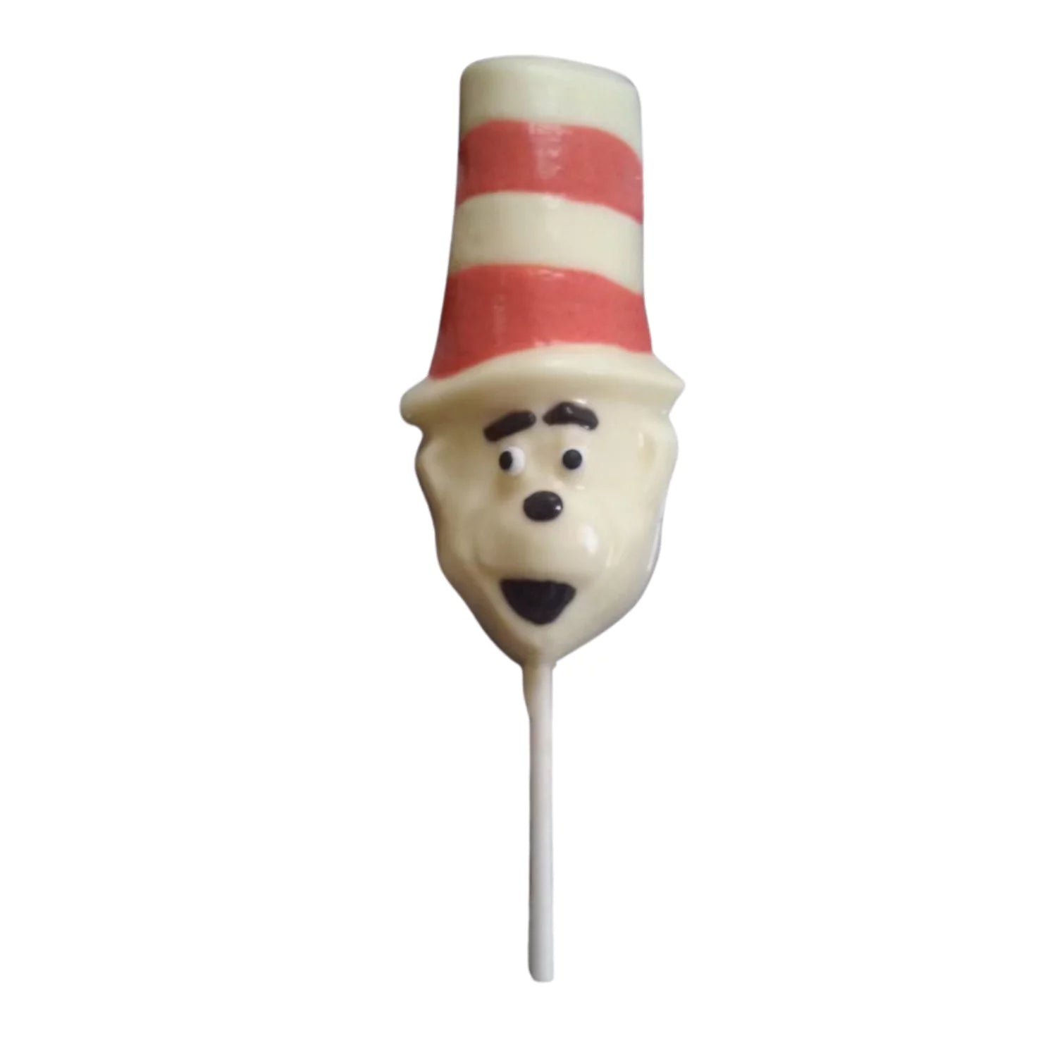 Dr. Suess Characters White Chocolate Lollipop Suckers 1.5oz Dr. Suess White Chocolate