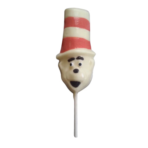 Dr. Suess Characters White Chocolate Lollipop Suckers 1.5oz Dr. Suess White Chocolate