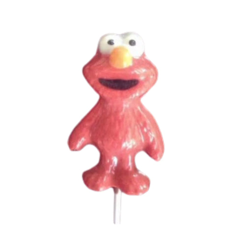 Elmo White or Milk Chocolate Lollipop Sucker 1.0oz