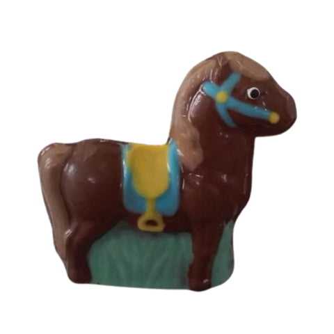 Horse Easter 3D Solid Milk & White Chocolate