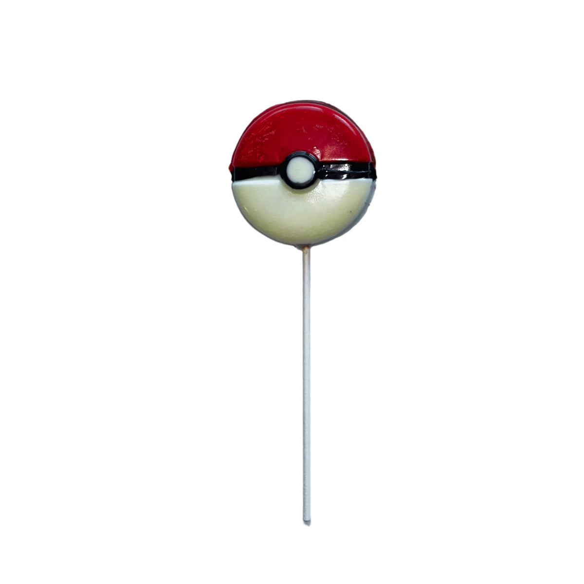 Pokemon Ball White or Milk Chocolate Sucker Lollipop 1.65oz