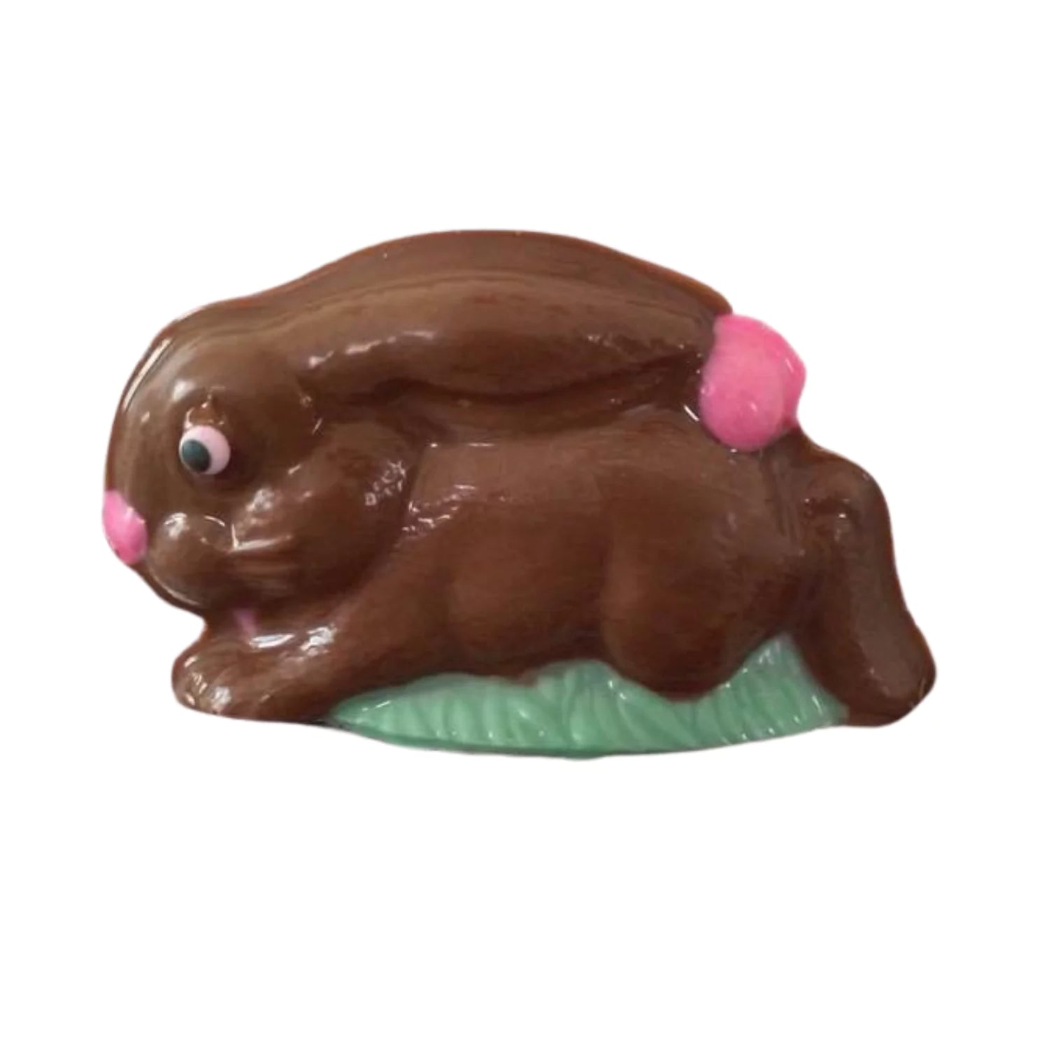 Rabbit Hopping Easter 3D Solid Milk & White Chocolate