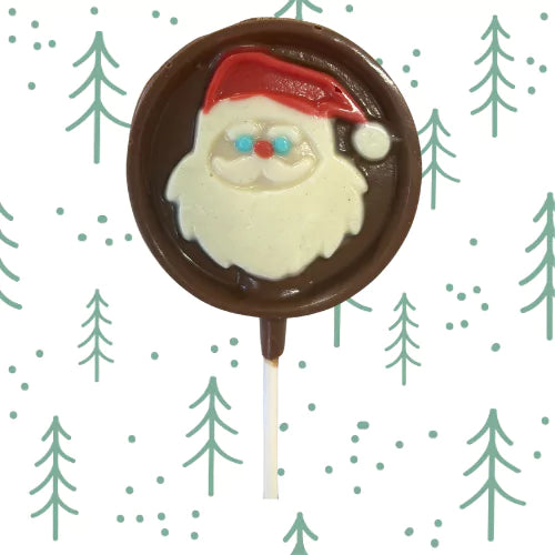 Santa Chocolate Lollipop Sucker 2.0oz