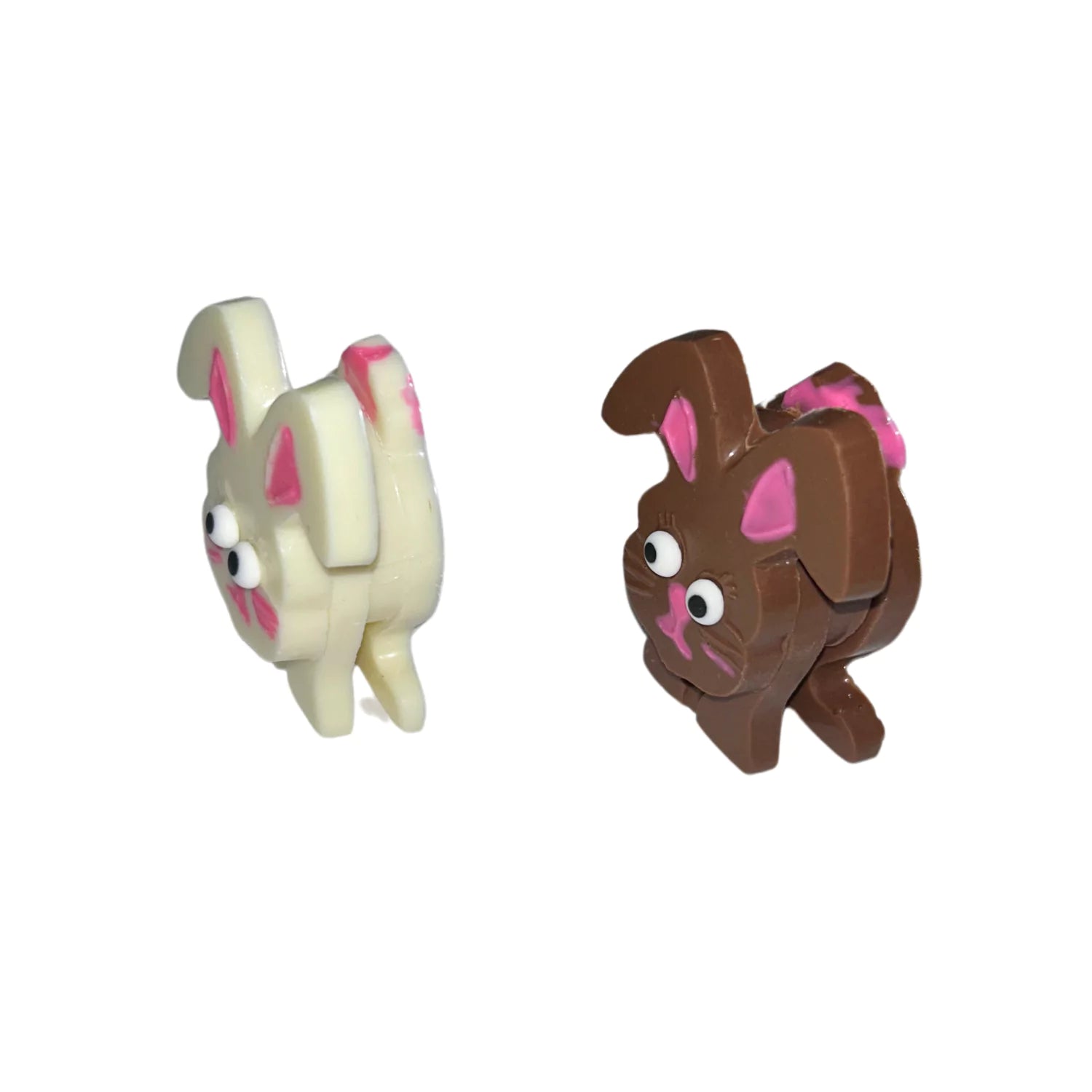 Stacked Easter Bunnies White & Milk Chocolate Treat 2.0oz