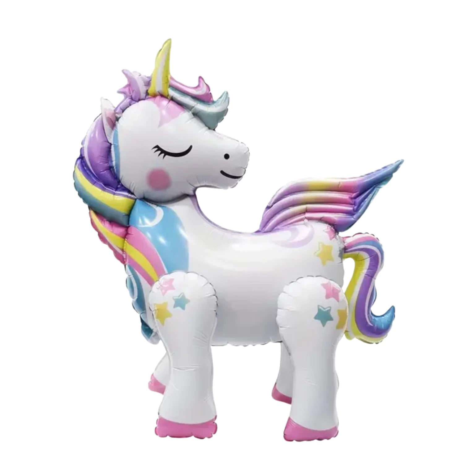 Unicorn 34 inch Rainbow Walker Foil Balloon