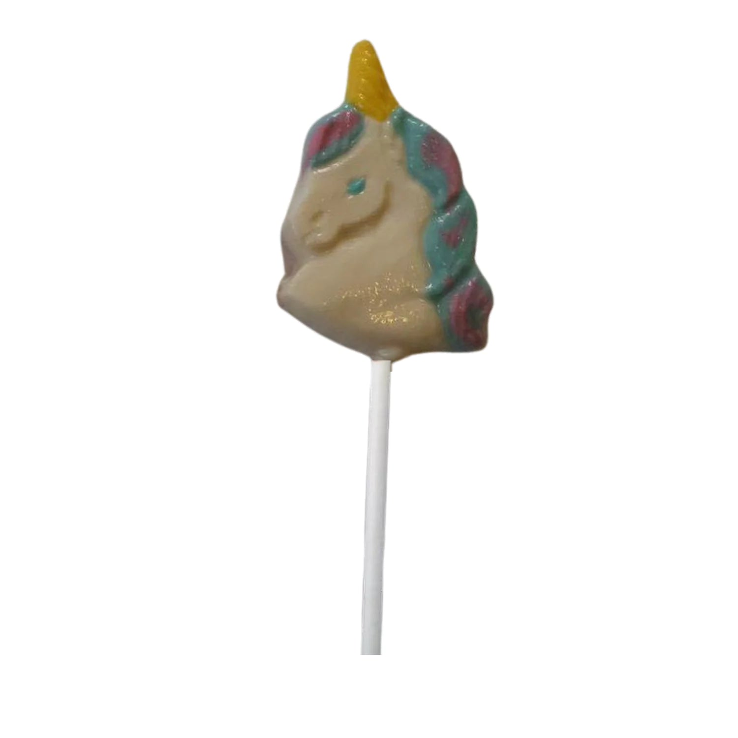 Assortment of Unicorns White or Milk Chocolate Lollipop Sucker .75oz White Chocolate