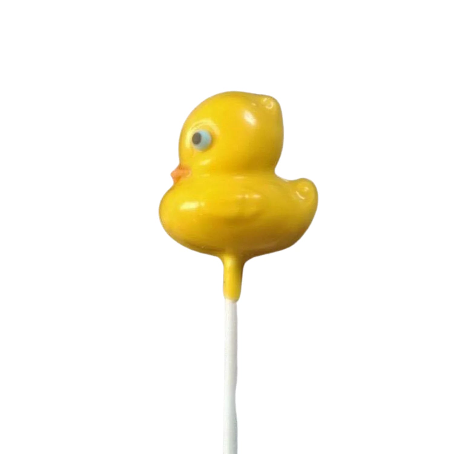 Yellow Rubber Ducky Milk & White Chocolate Easter Lollipop Sucker 1.0oz