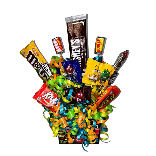 Sweet Yum Milk Chocolate Bars Candy Bouquet 1500