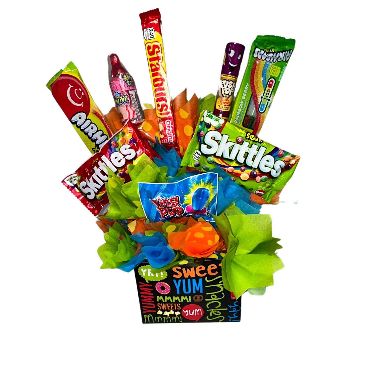 Sweet Yum Fruit Flavored & Sour Candy Bouquet